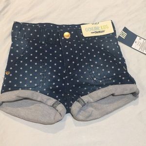 Genuine kids from Oshkosh toddler star denim shorts size 4T